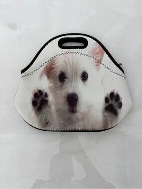 Icolor Cute Puppy Dog Soft Insulated Neoprene Lunch Box Food Tote Bag